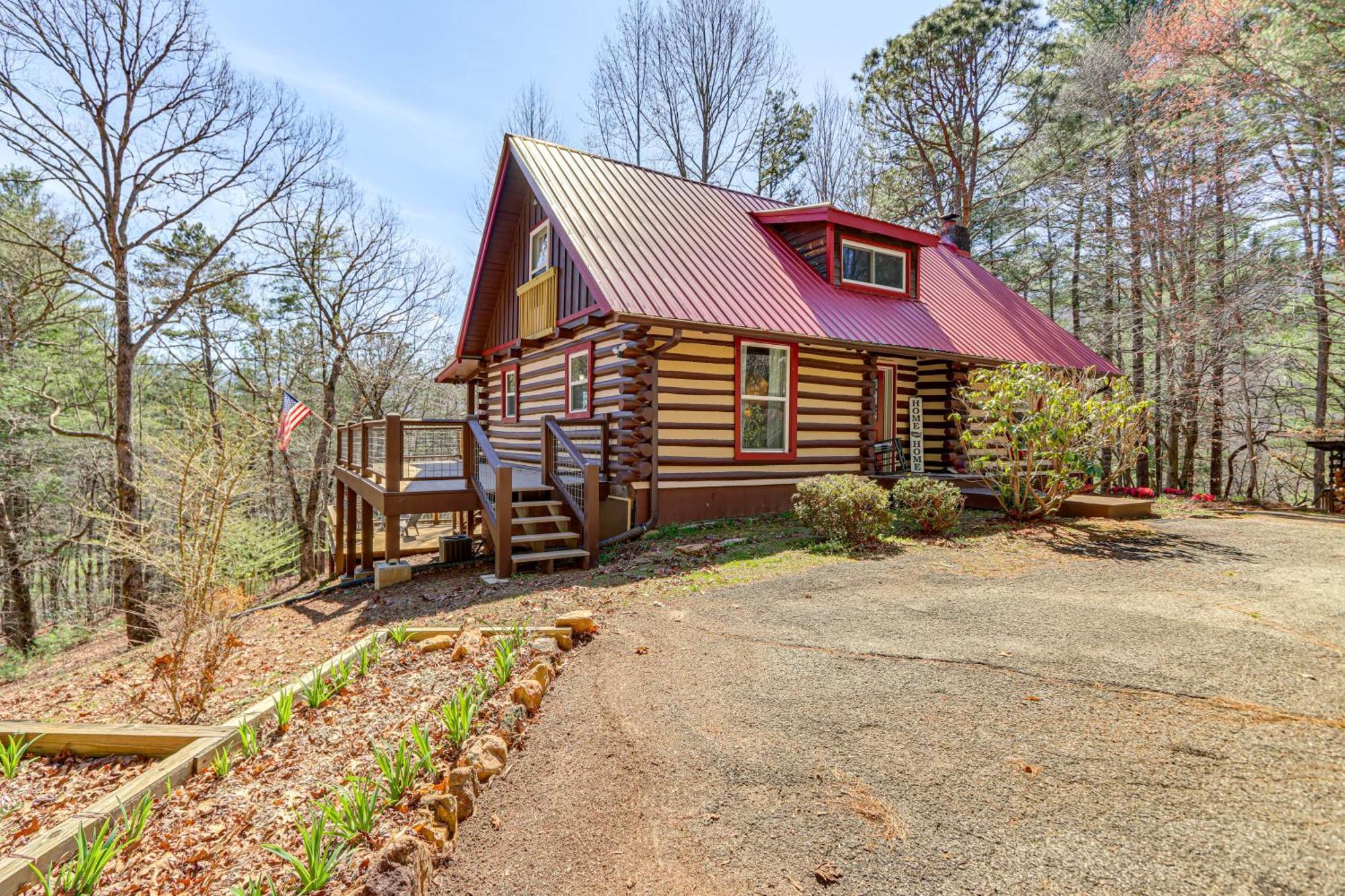 Dog-Friendly Hiawassee Cabin With Decks And Fire Pit! Kültér fotó